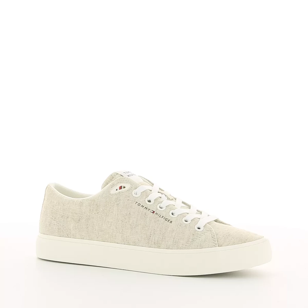 Image (1) de la chaussures Tommy Hilfiger - Baskets Beige en Textile