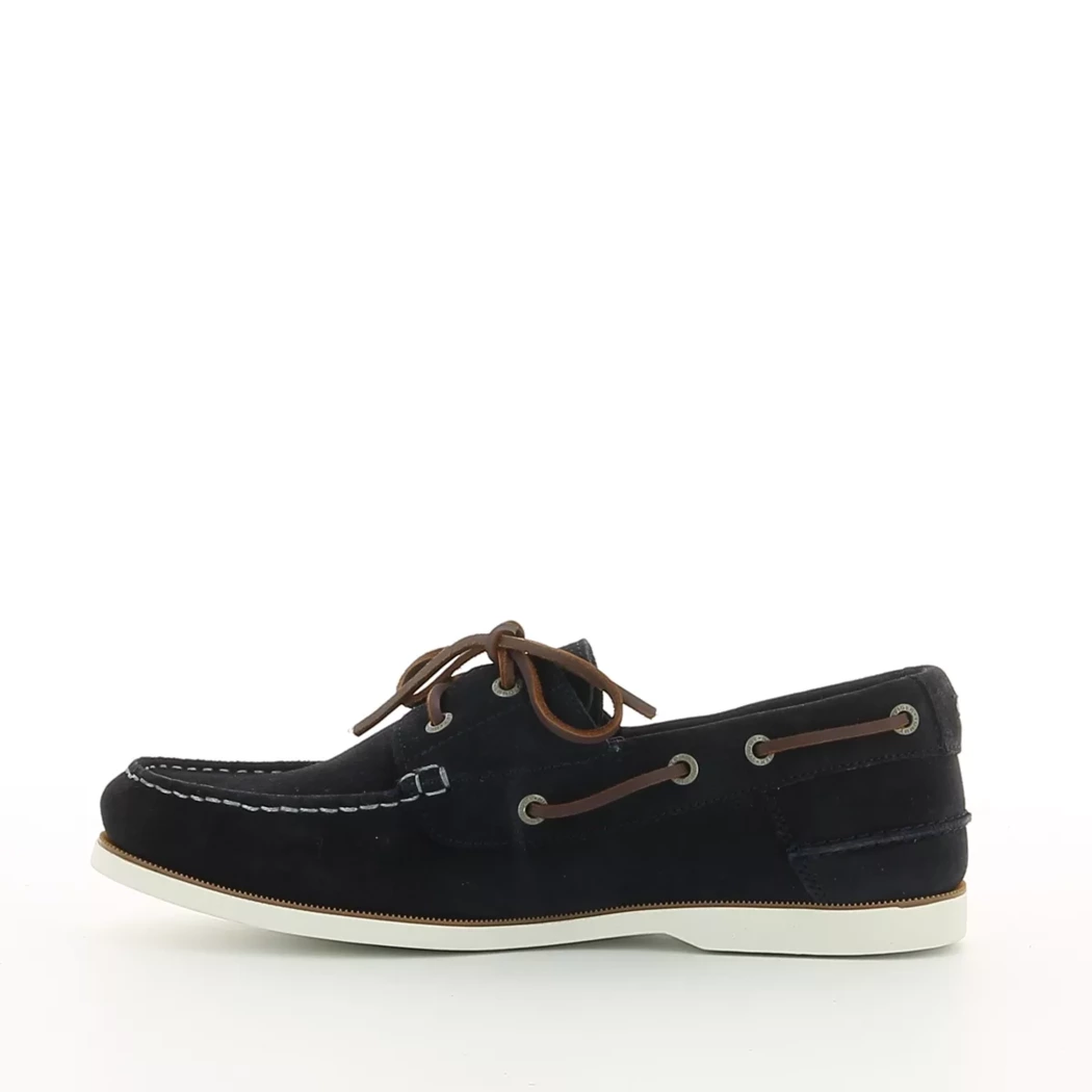 Image (4) de la chaussures Tommy Hilfiger - Chaussures bateau Bleu en Cuir nubuck