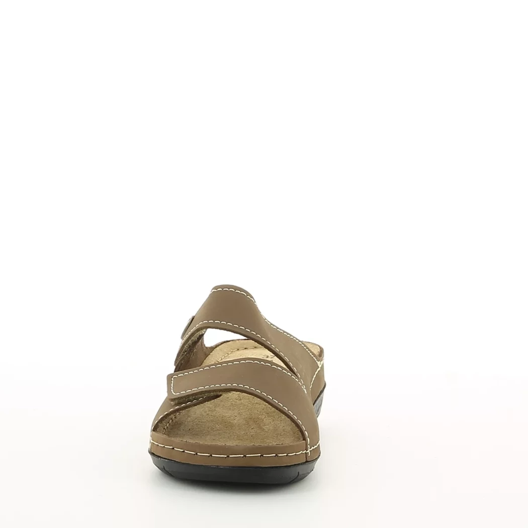 Image (5) de la chaussures Tamaris - Mules et Sabots Taupe en Cuir nubuck