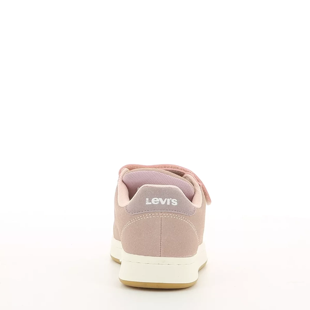 Image (3) de la chaussures Levi's - Baskets Rose en Cuir synthétique