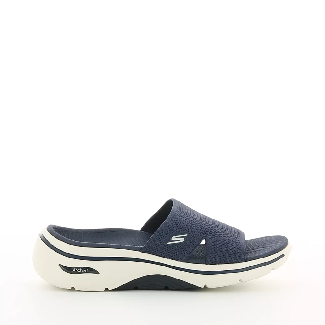 Image (2) de la chaussures Skechers - Mules et Sabots Bleu en Textile