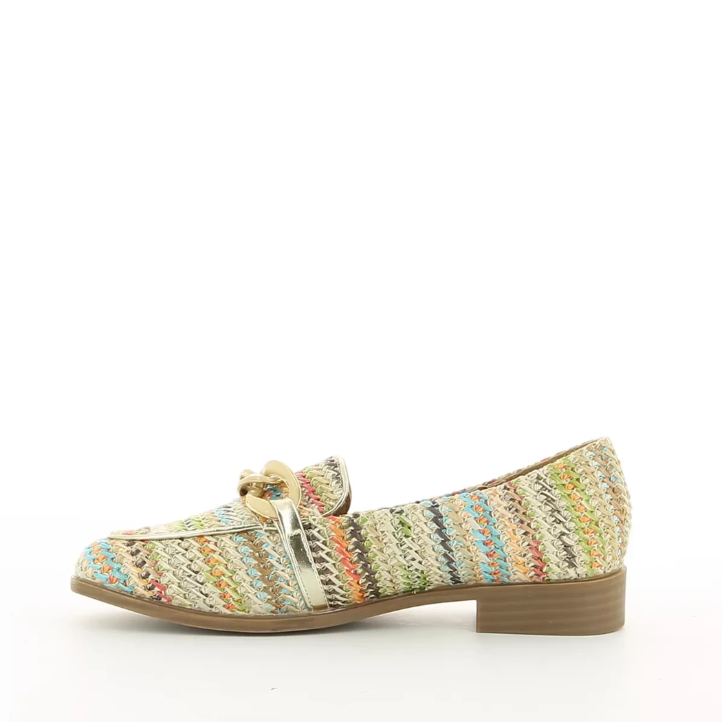 Image (4) de la chaussures Divina - Mocassins Multicolore en Textile