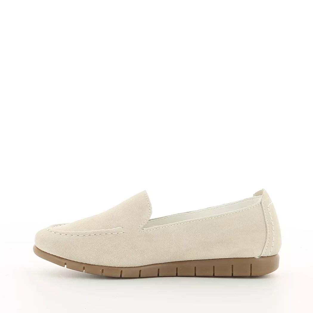 Image (4) de la chaussures Diabolo Studio - Mocassins Blanc en Cuir nubuck