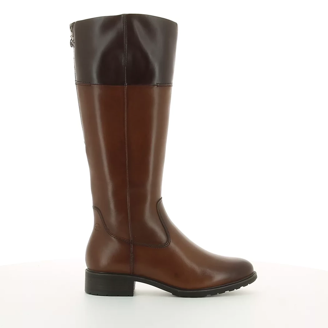 Image (2) de la chaussures Tamaris - Bottes Cuir naturel / Cognac en Cuir