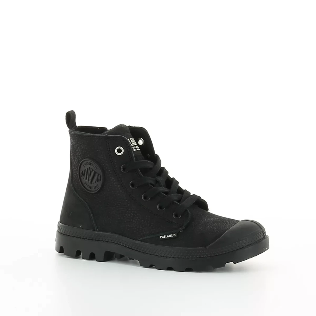 Image (1) de la chaussures Palladium - Bottines Noir en Cuir