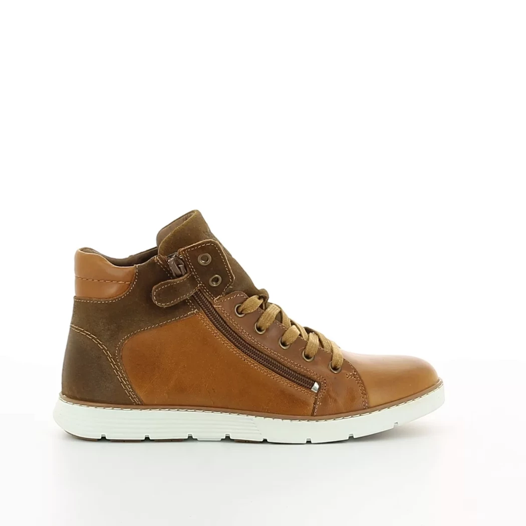 Image (2) de la chaussures Norvik - Bottines Cuir naturel / Cognac en Cuir