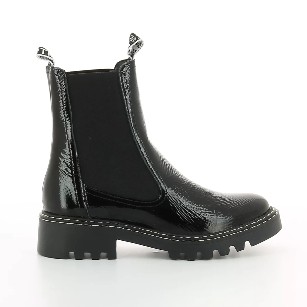 Image (2) de la chaussures Tamaris - Boots Noir en Cuir vernis