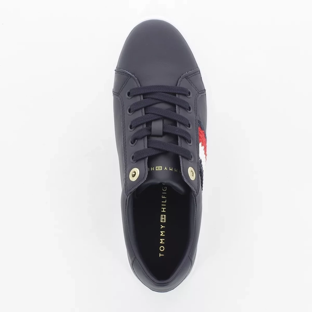 Image (6) de la chaussures Tommy Hilfiger - Baskets Bleu en Cuir