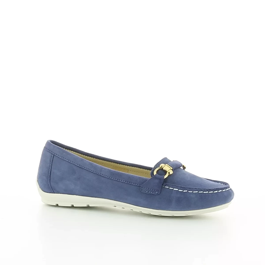 Image (1) de la chaussures Riverwoods - Mocassins Bleu en Cuir nubuck