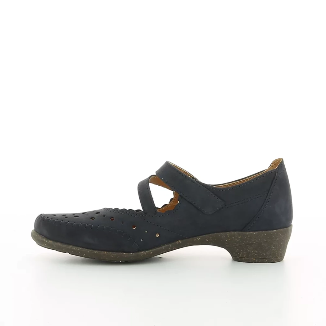 Image (4) de la chaussures Sens - Escarpins Bleu en Cuir nubuck