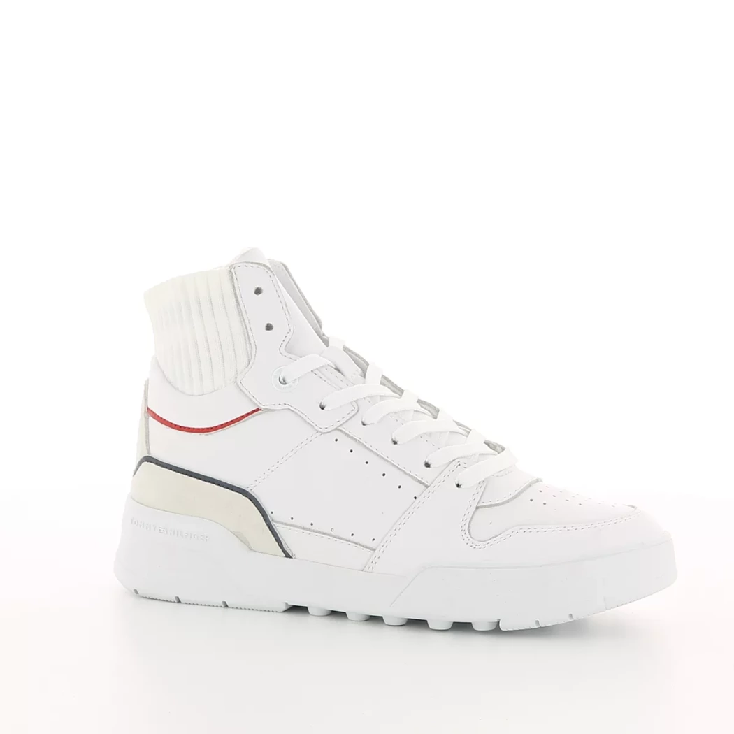 Image (1) de la chaussures Tommy Hilfiger - Baskets Blanc en Cuir