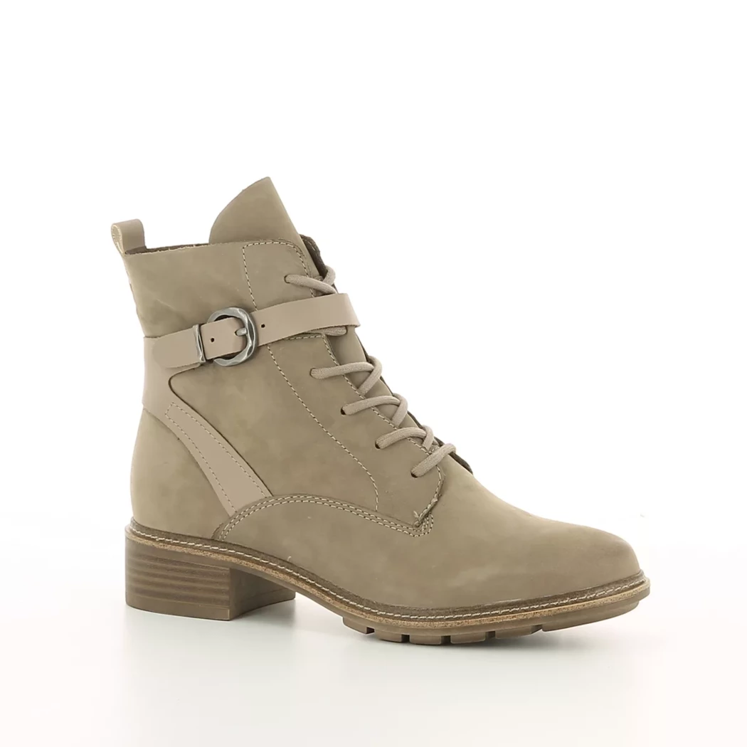 Image (1) de la chaussures Tamaris - Bottines Taupe en Cuir nubuck