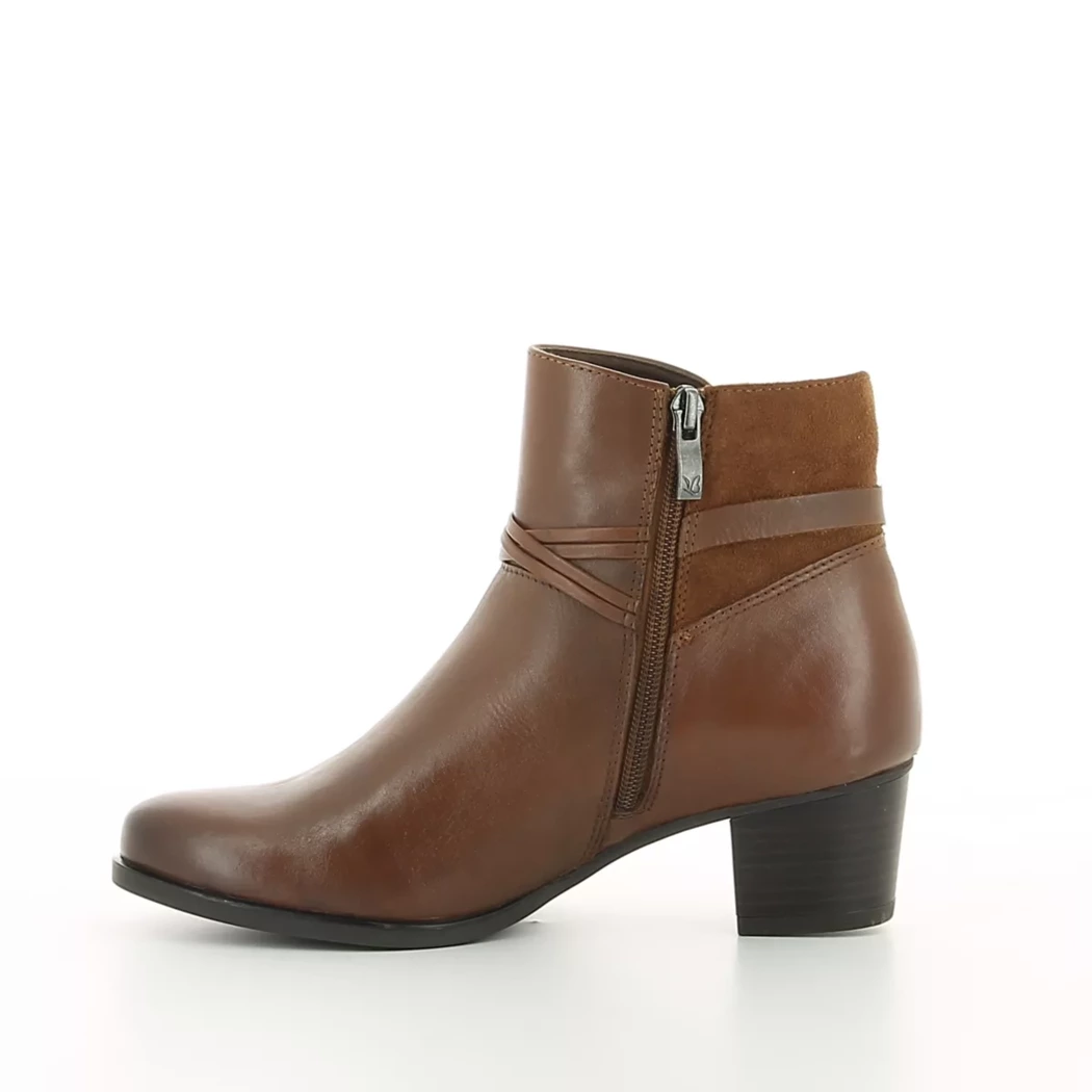 Image (4) de la chaussures Caprice - Boots Cuir naturel / Cognac en Cuir