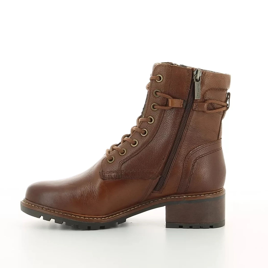 Image (4) de la chaussures Tamaris Comfort - Bottines Cuir naturel / Cognac en Cuir