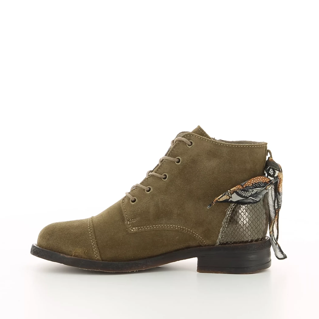 Image (4) de la chaussures Goodstep - Bottines Taupe en Cuir nubuck