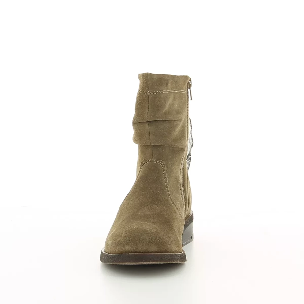 Image (5) de la chaussures Goodstep - Boots Taupe en Cuir nubuck