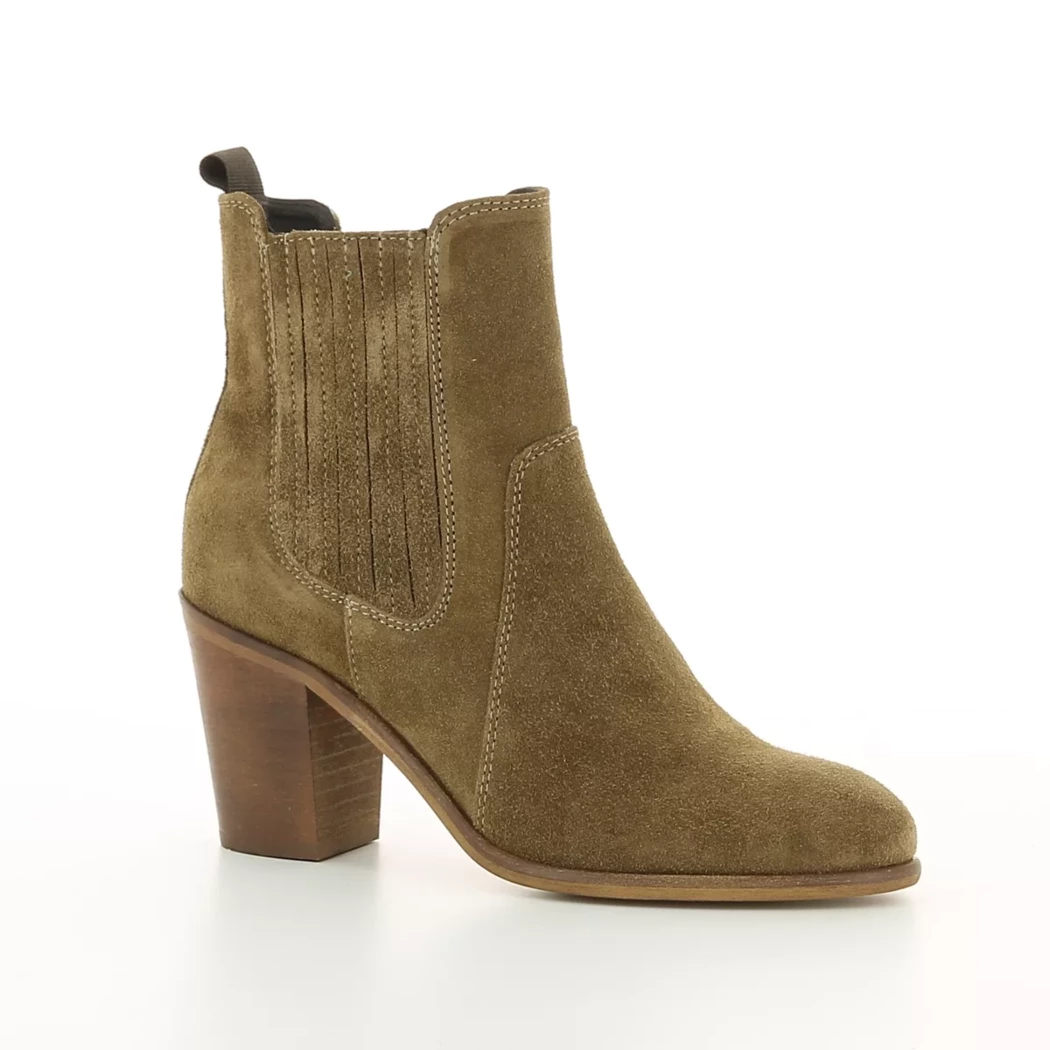 Image (1) de la chaussures Goodstep - Boots Taupe en Cuir nubuck