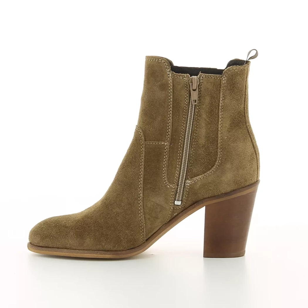 Image (4) de la chaussures Goodstep - Boots Taupe en Cuir nubuck