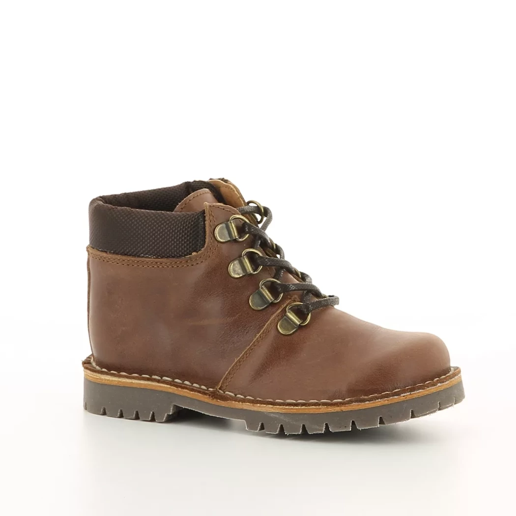 Image (1) de la chaussures Kmins - Bottines Cuir naturel / Cognac en Cuir