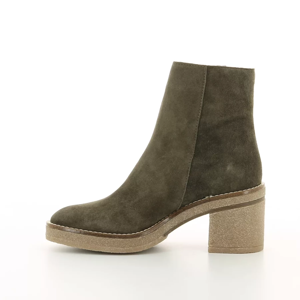 Image (4) de la chaussures Alpe - Boots Vert en Cuir nubuck