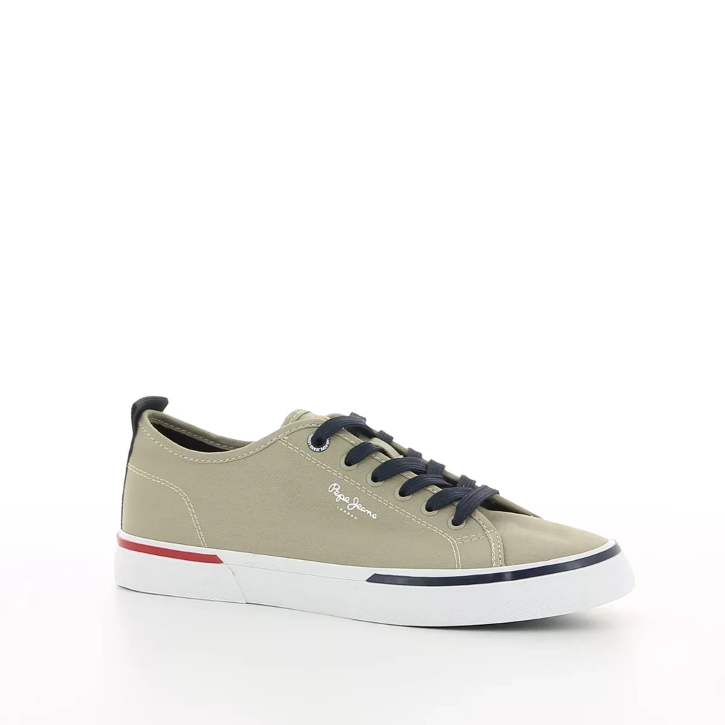 Image (1) de la chaussures Pepe Jeans - Baskets Beige en Textile