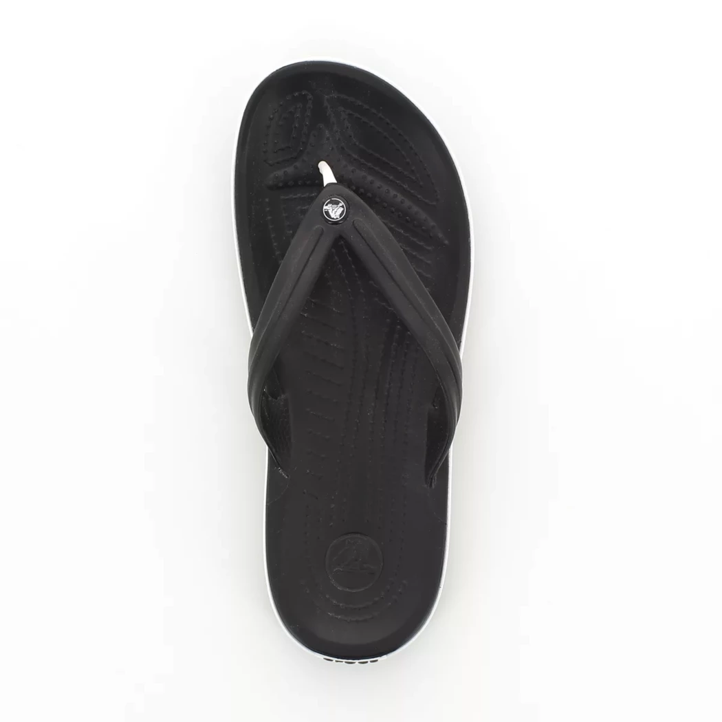 Image (6) de la chaussures Crocs - Tongs et Plage Noir en Caoutchouc