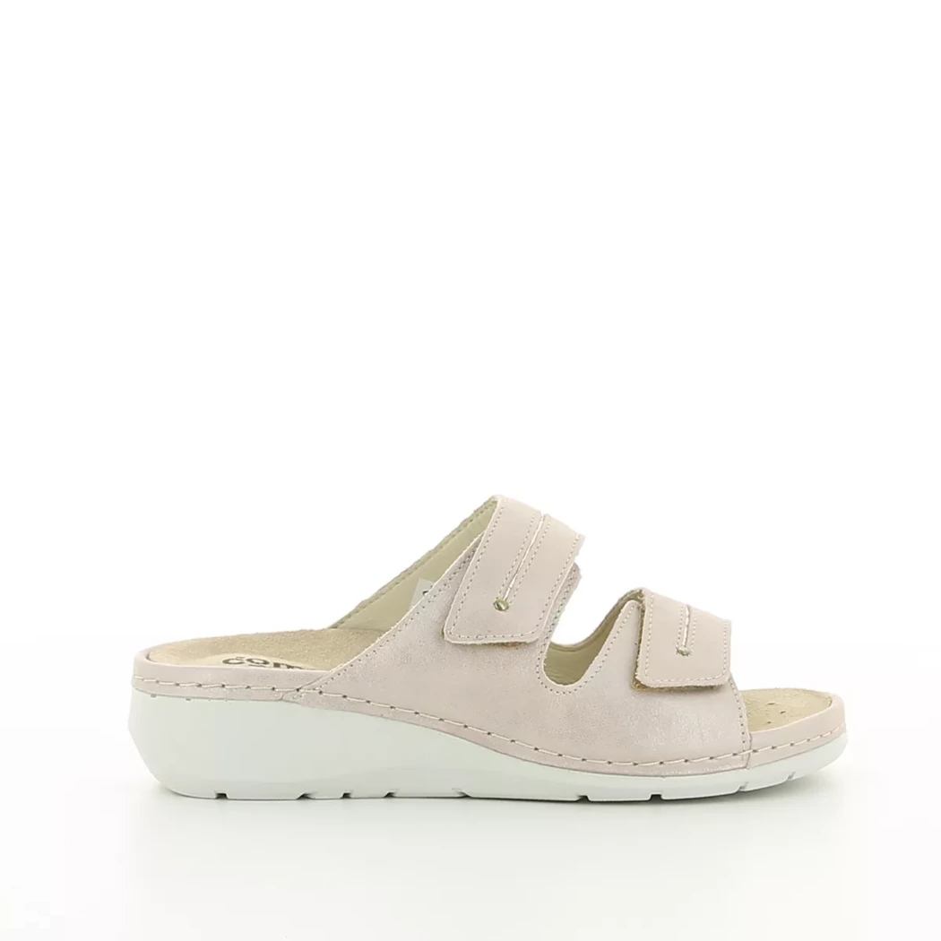 Image (2) de la chaussures Comfort Plus - Mules et Sabots Rose en Cuir