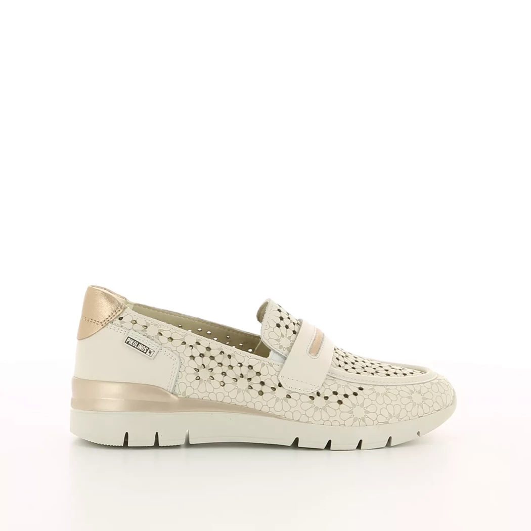 Image (2) de la chaussures Pikolinos - Mocassins Beige en Cuir