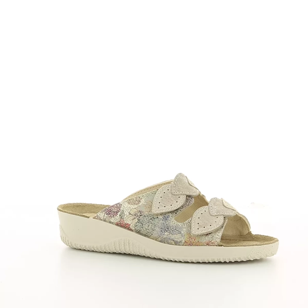 Image (1) de la chaussures Rohde - Mules et Sabots Multicolore en Cuir nubuck