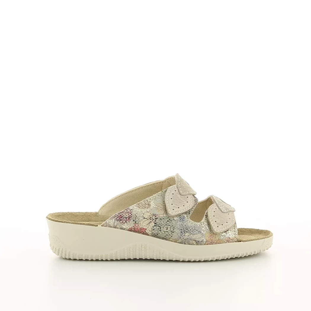 Image (2) de la chaussures Rohde - Mules et Sabots Multicolore en Cuir nubuck