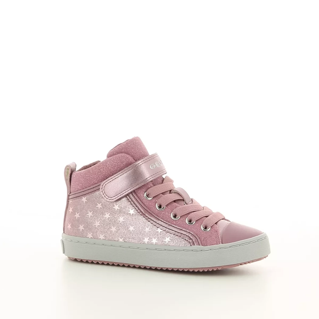 Image (1) de la chaussures Geox - Bottines Rose en Cuir nubuck