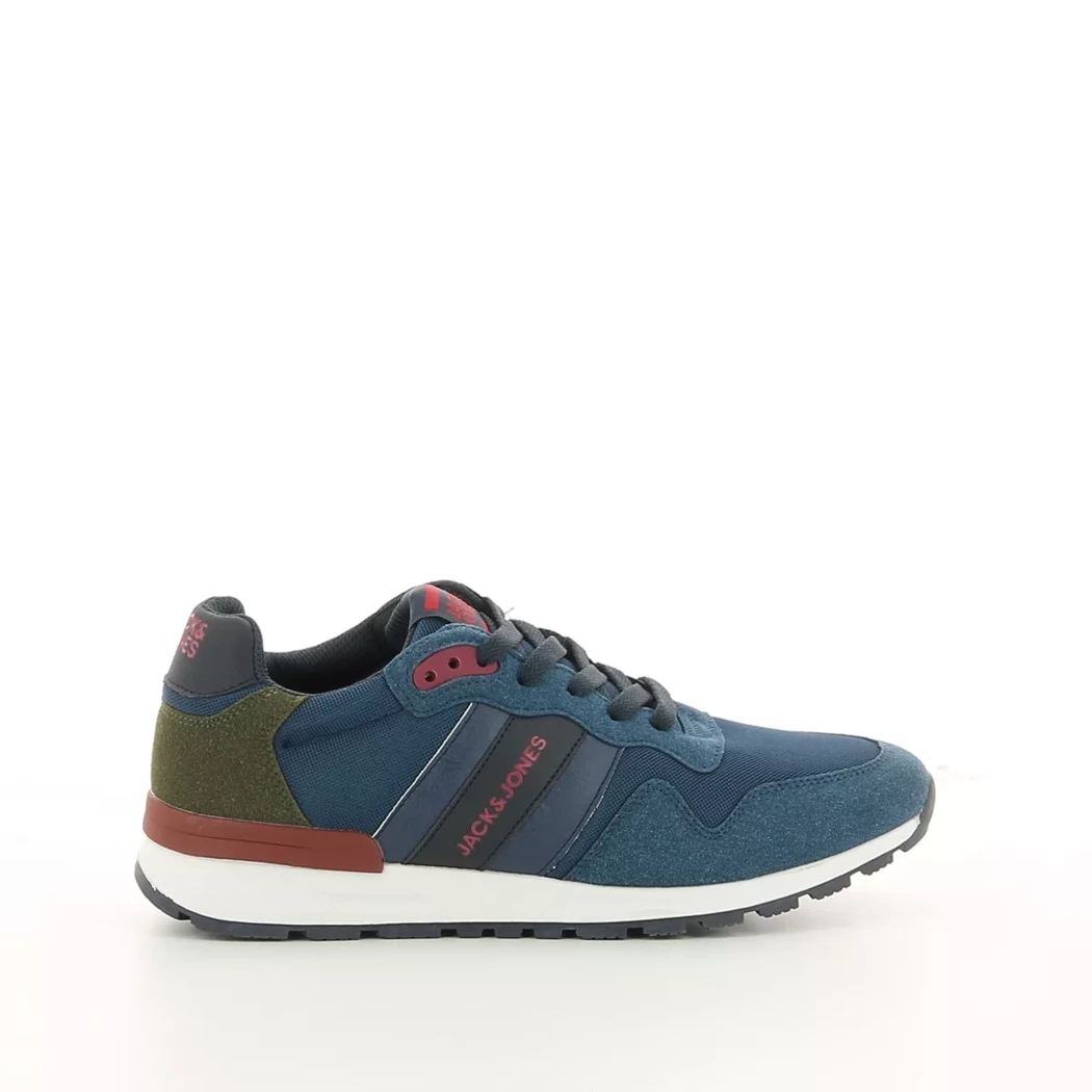 Image (2) de la chaussures Jack & Jones - Baskets Bleu en Cuir nubuck