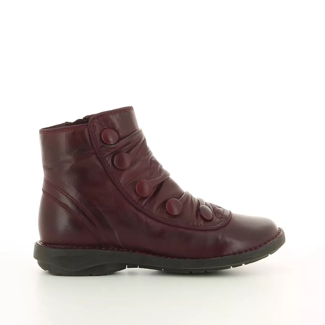 Image (2) de la chaussures Miz Mooz - Boots Bordeaux en Cuir