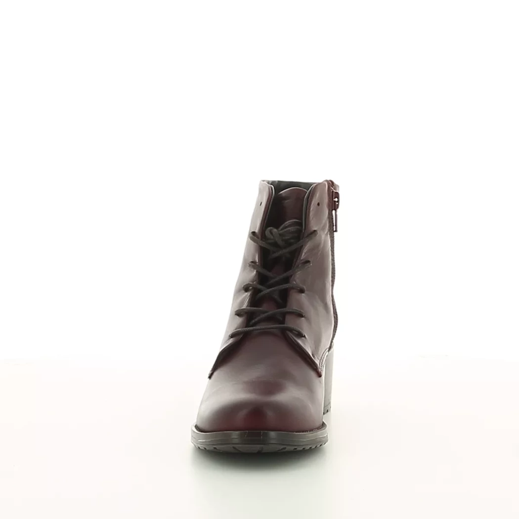 Image (5) de la chaussures Miz Mooz - Bottines Bordeaux en Cuir