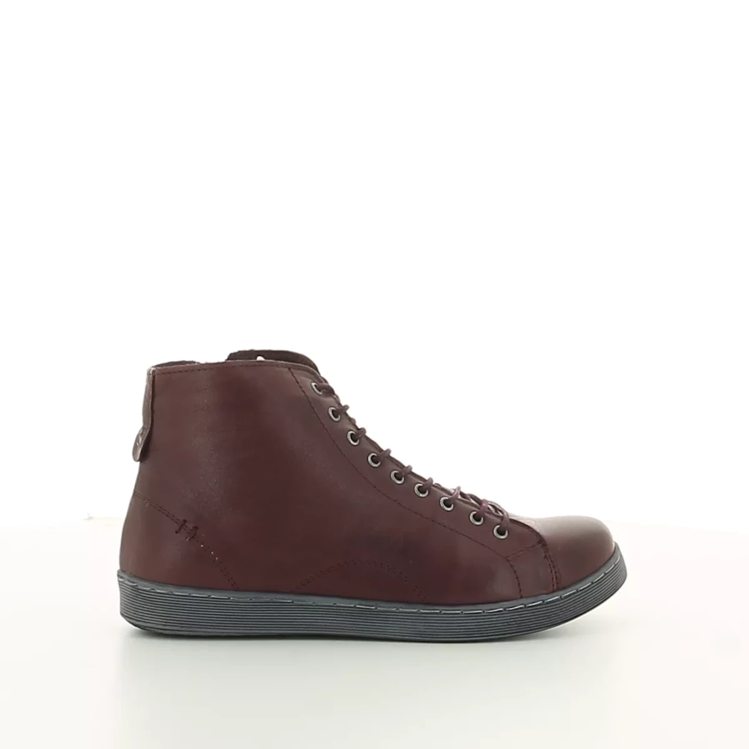 Image (2) de la chaussures Andrea Conti - Bottines Bordeaux en Cuir