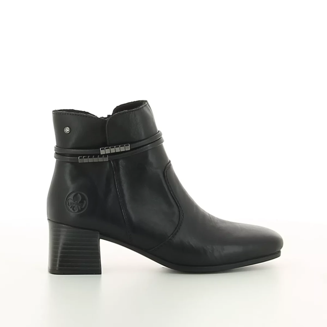 Image (2) de la chaussures Rieker - Boots Noir en Cuir