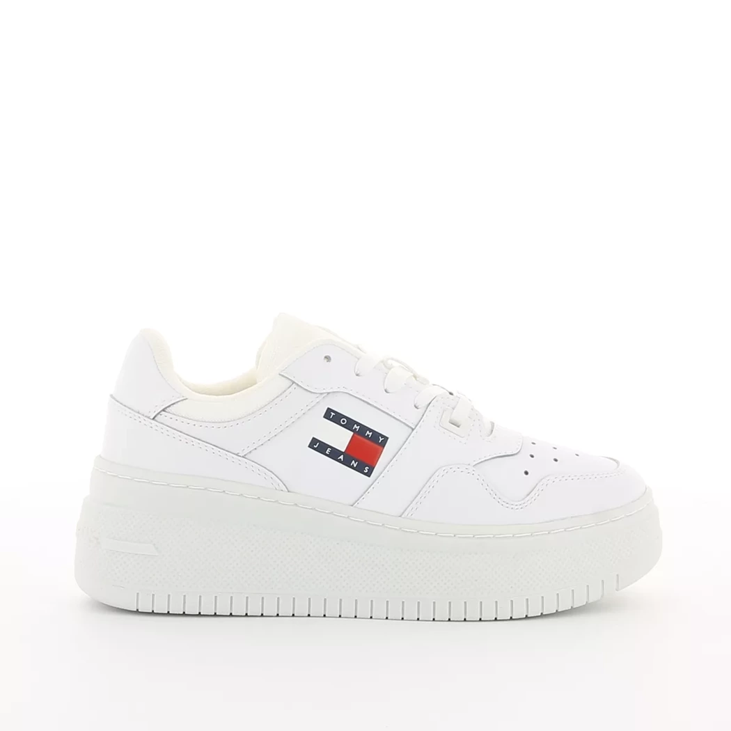 Image (2) de la chaussures Tommy jeans - Baskets Blanc en Cuir