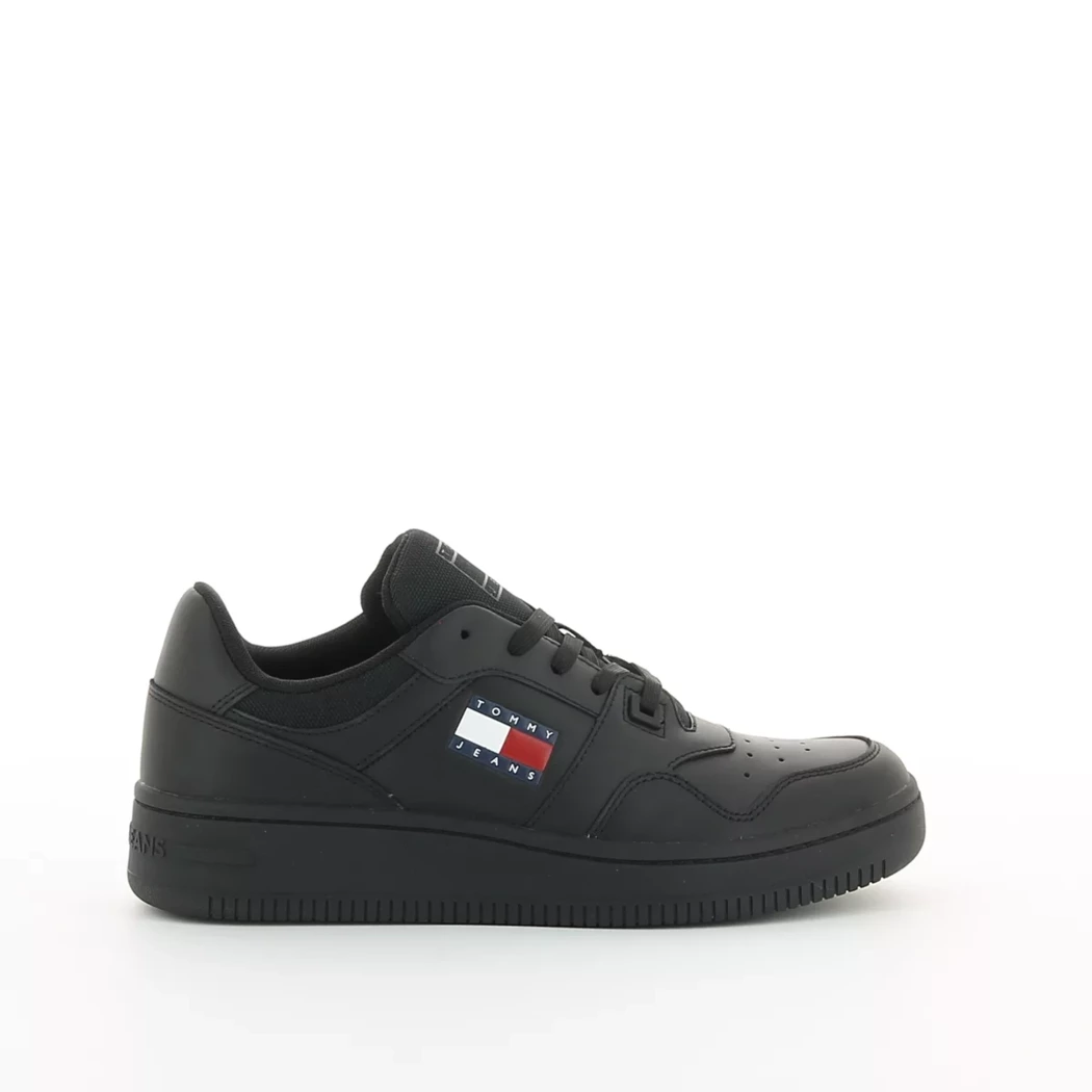 Image (2) de la chaussures Tommy jeans - Baskets Noir en Cuir