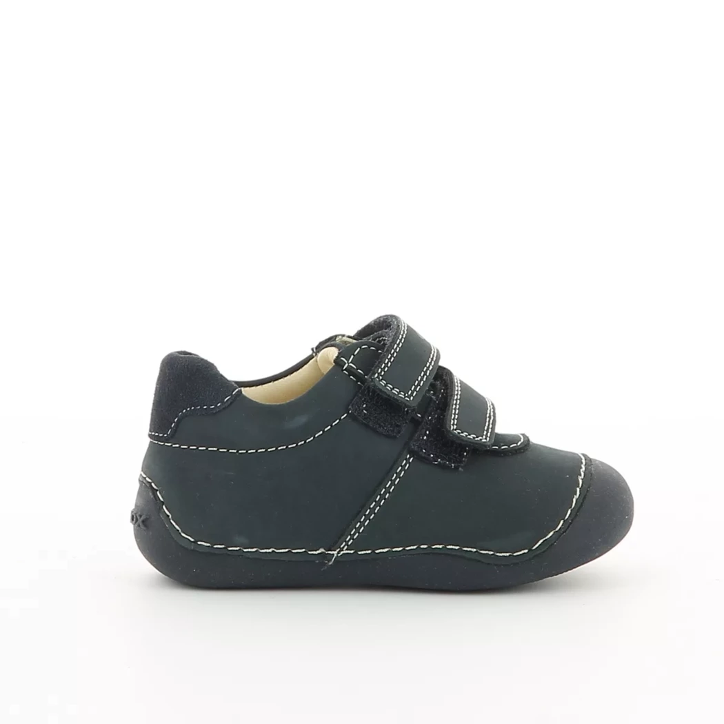 Image (2) de la chaussures Geox - Bottines Bleu en Cuir nubuck