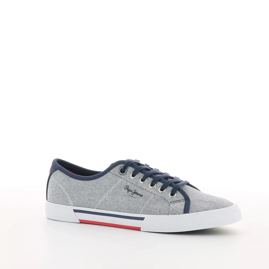 Image (1) de la chaussures Pepe Jeans - Baskets Bleu en Textile