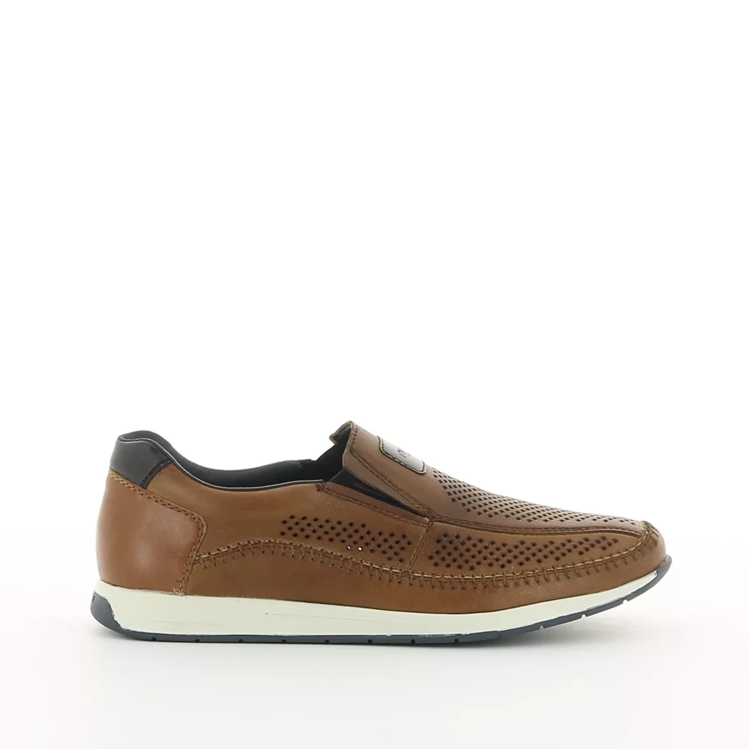 Image (2) de la chaussures Rieker - Mocassins Cuir naturel / Cognac en Cuir