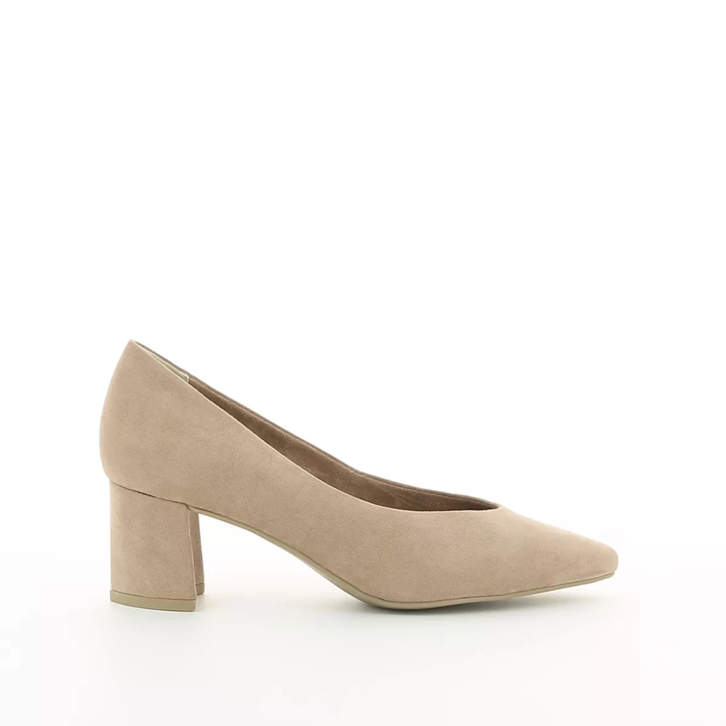 Image (2) de la chaussures Marco Tozzi - Escarpins Beige en Cuir synthétique