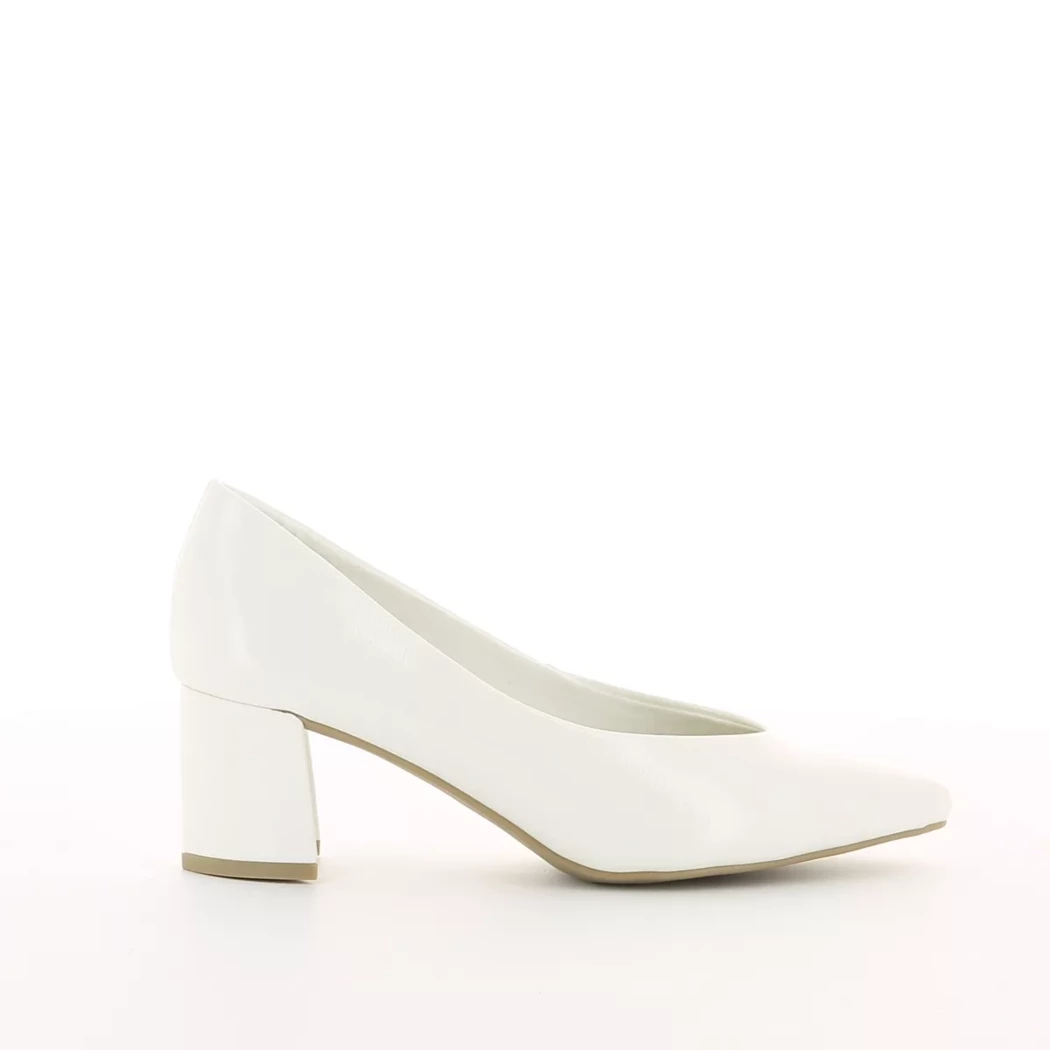 Image (2) de la chaussures Marco Tozzi - Escarpins Blanc en Cuir synthétique