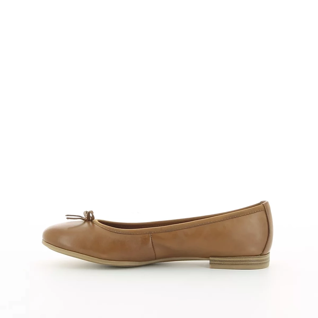 Image (4) de la chaussures Tamaris - Ballerines Cuir naturel / Cognac en Cuir