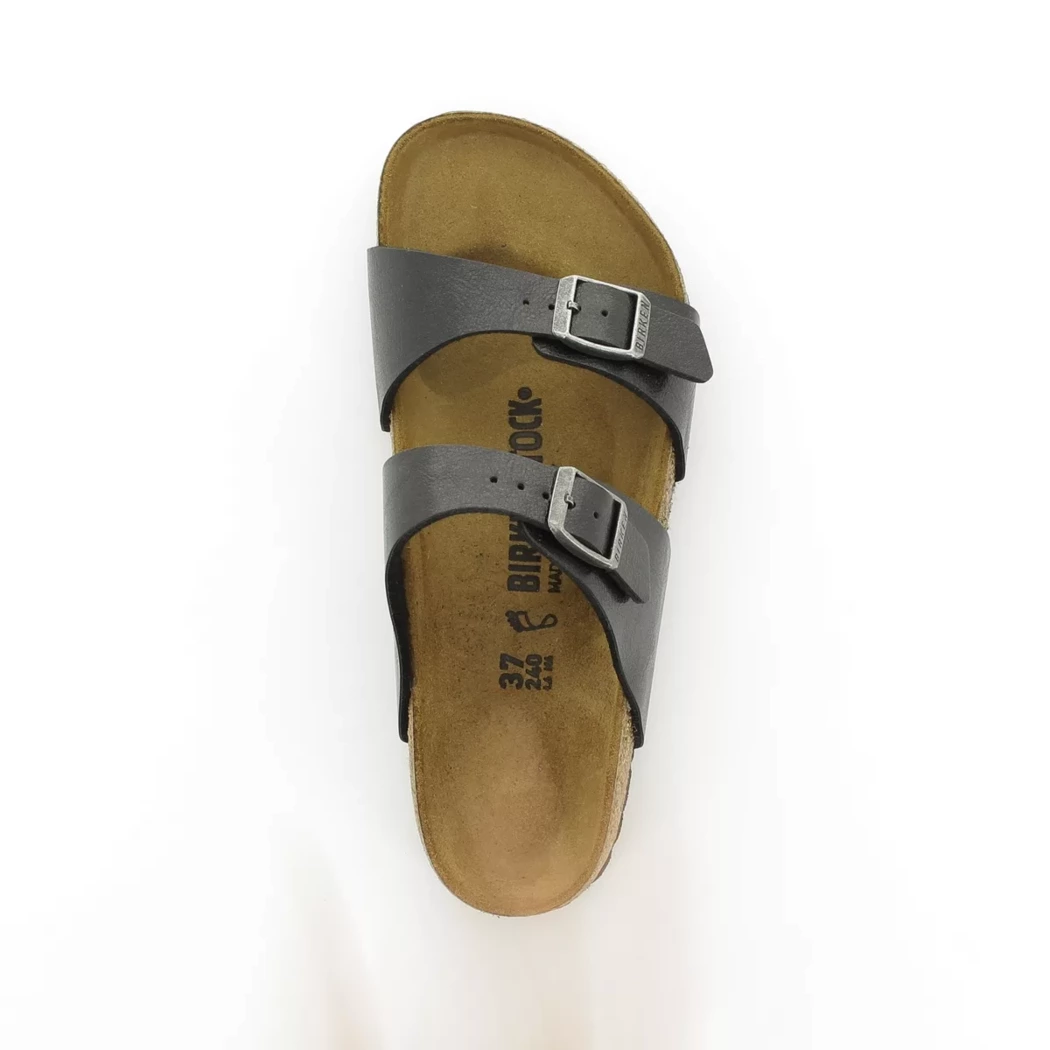 Image (6) de la chaussures Birkenstock - Mules et Sabots Noir en Cuir synthétique