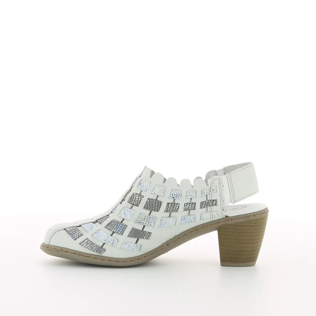 Image (4) de la chaussures Kiarflex - Escarpins Blanc en Cuir