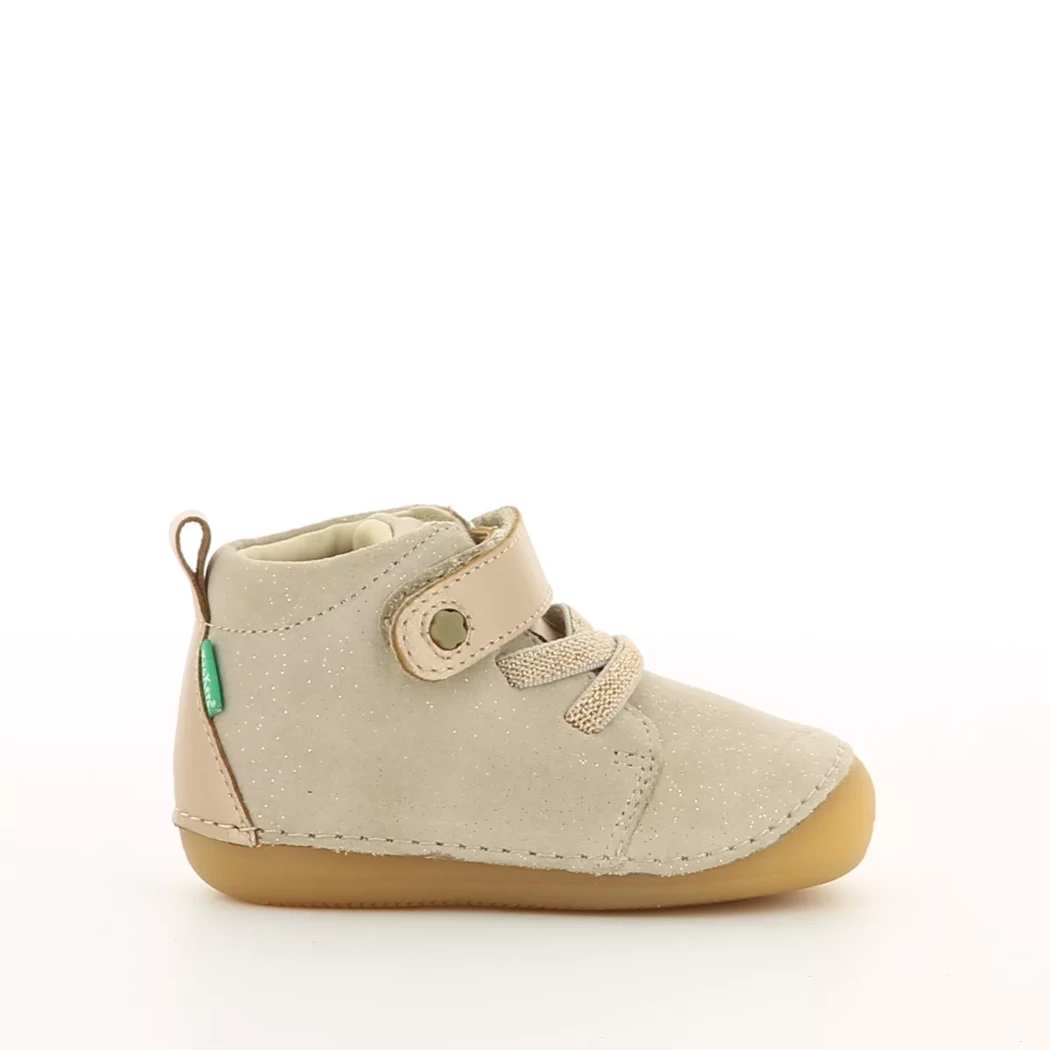 Image (2) de la chaussures Kickers - Bottines Rose en Cuir nubuck