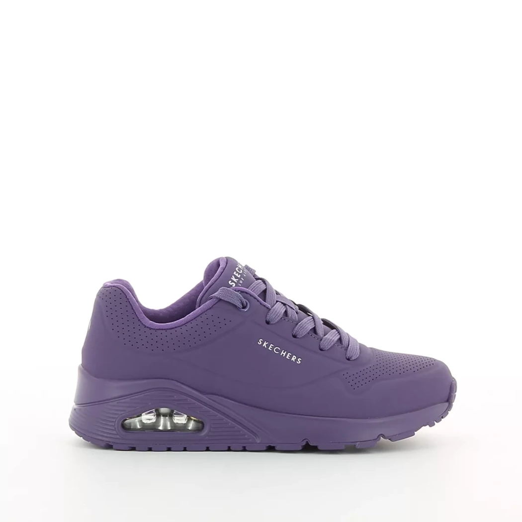 Image (2) de la chaussures Skechers - Baskets Violet / Lilas en Cuir synthétique