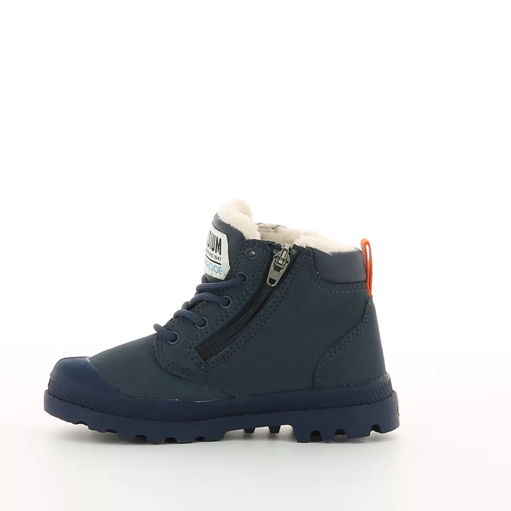 Image (4) de la chaussures Palladium - Bottines Bleu en Cuir nubuck