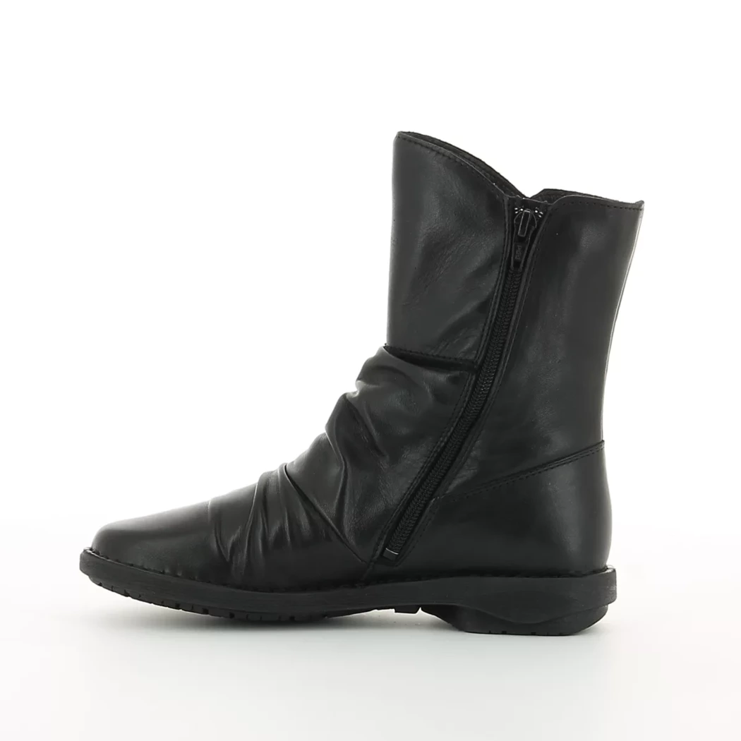 Image (4) de la chaussures Miz Mooz - Boots Noir en Cuir